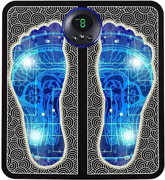 Vibrating Bubble Electric EMS Foot Massager Pad – Relaxing Muscle Stimulator for Pain Relief & Circulation